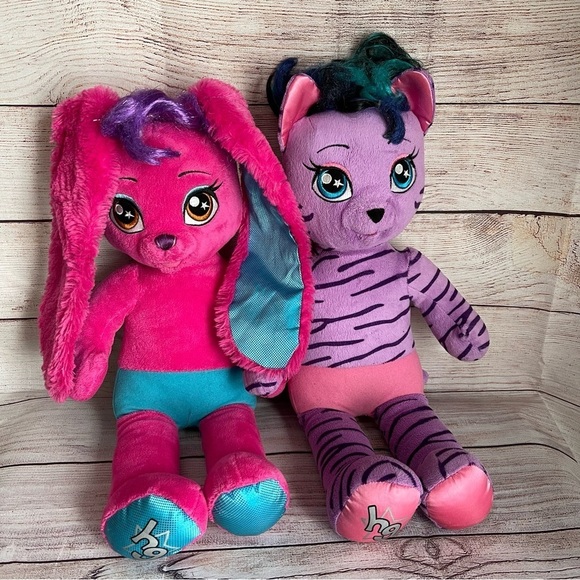 Set of 2 Honey Girl's Build A Bears - Picture 1 of 8